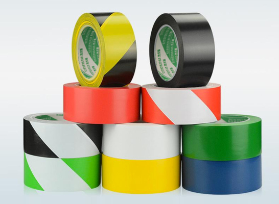 50mm White PVC Adhesive Tape Electrical Insulation Tape For Floor Warning